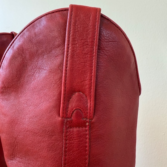 Bold mid-calf Cowboy boots in rich cherry red 🍒 - Picture 8 of 10